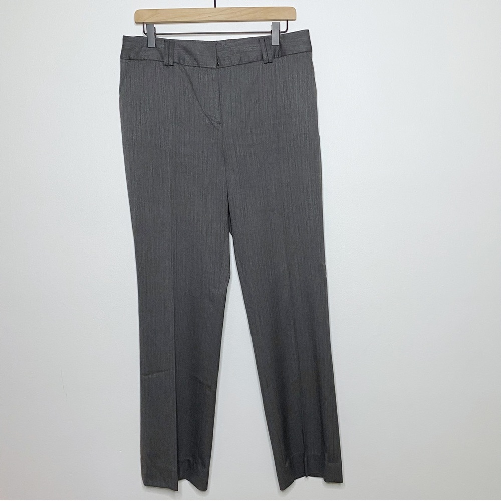 Alfani Black Red Dress Trouser Pants with Chevron Print - Size 10